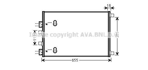 AVA QUALITY COOLING kondensatorius, oro kondicionierius RT5422